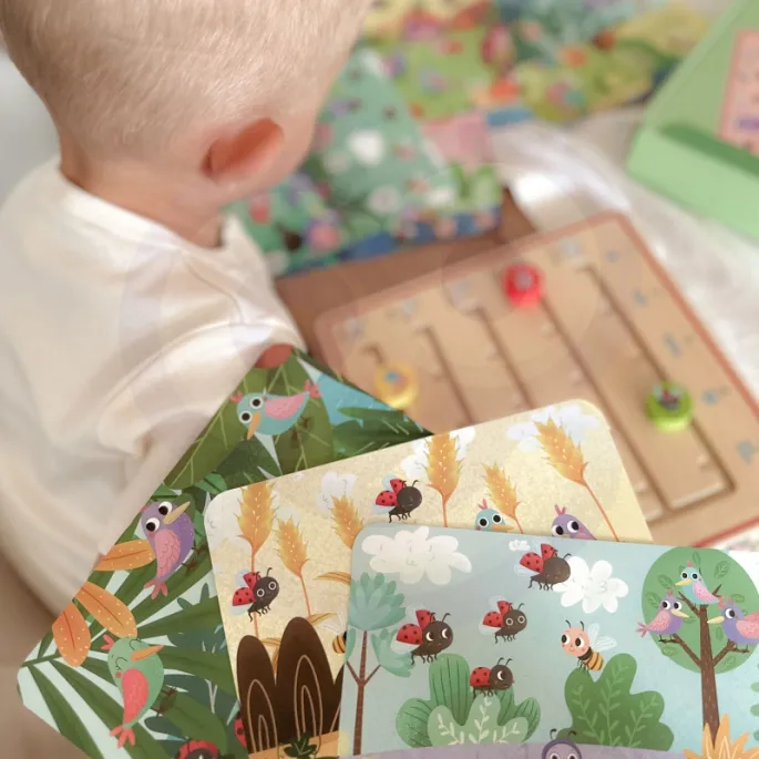 Zestaw do liczenia z uroczych zwierzątkami