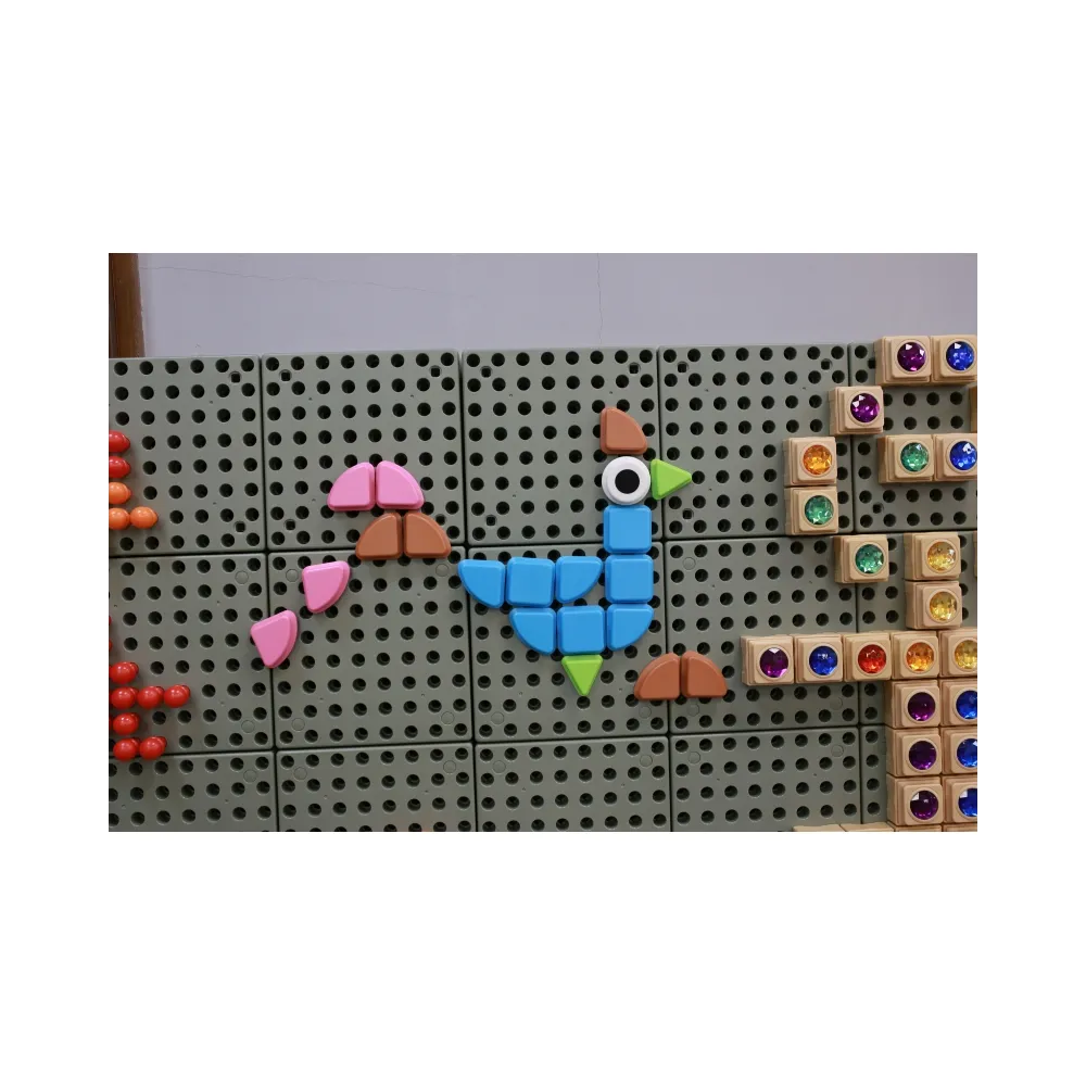 MASTERKIDZ Zestaw Kołeczki w kształcie figur geometrycznych 64szt do tablic STEM