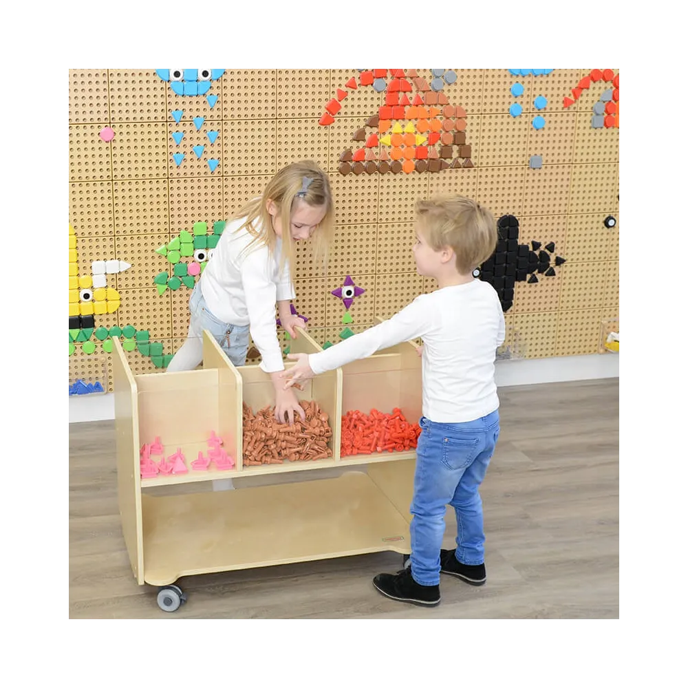 MASTERKIDZ Zestaw Kołeczki w kształcie figur geometrycznych 64szt do tablic STEM