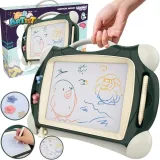 WOOPIE Znikopis Tablica Magnetyczna Kolorowa + 2 Stempelki Zielony