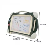 WOOPIE Znikopis Tablica Magnetyczna Kolorowa + 2 Stempelki Zielony