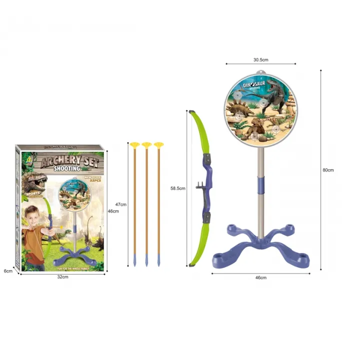Stabilna tarcza do strzelania z dinozaurami