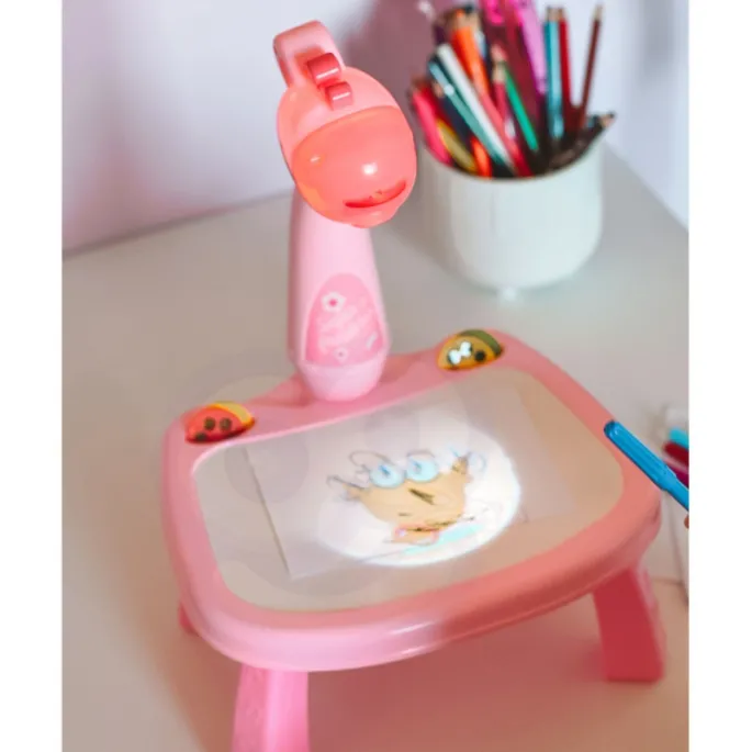 Kolorowa tablica suchościeralna dla małych artystów