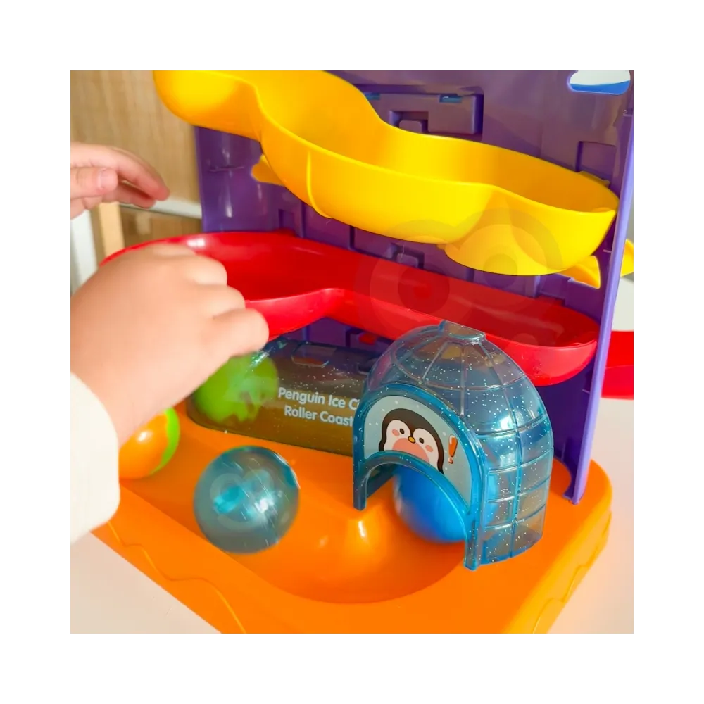 WOOPIE BABY Tor Kulkowy Kulodrom 3w1 Wbijak z Młoteczkiem Zjeżdżalnia dla Samochodzików