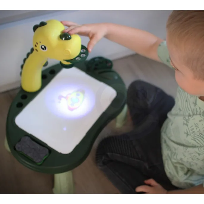 Rzutnik dla dzieci z 24 wzorami do rysowania