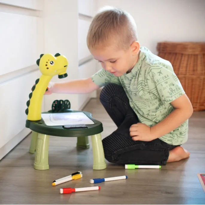 Dziecięca tablica suchościeralna z akcesoriami