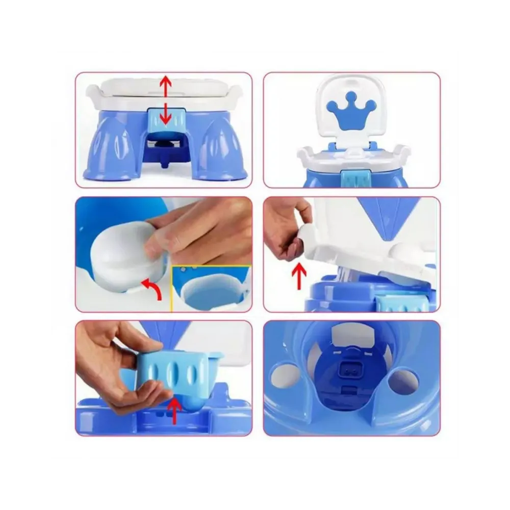 WOOPIE BABY Pierwszy Nocnik dla Dziecka z Muzyką 3w1 Krzesełko Stopień