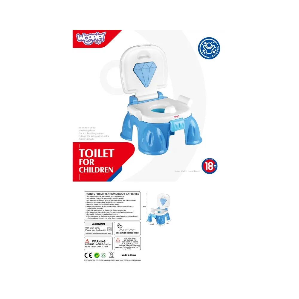 WOOPIE BABY Pierwszy Nocnik dla Dziecka z Muzyką 3w1 Krzesełko Stopień