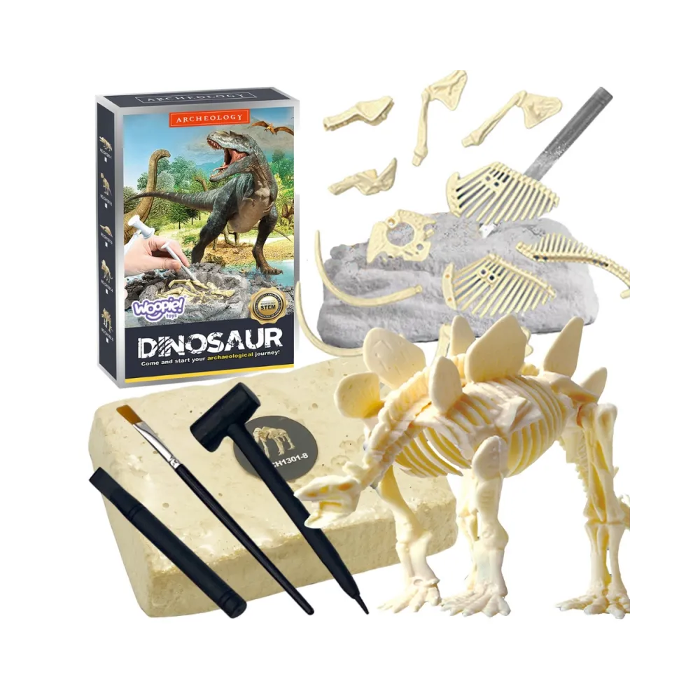WOOPIE Zabawka Kreatywna Dinozaur Szkielet Wykopalisko Archeologiczne
