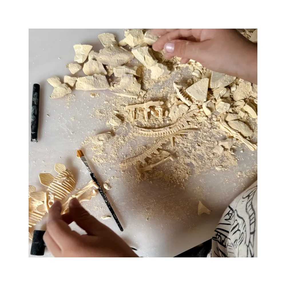 WOOPIE Zabawka Kreatywna Dinozaur Szkielet Wykopalisko Archeologiczne