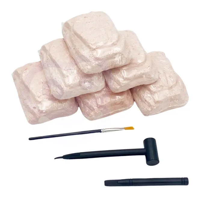 Edukacyjna zabawa z wykopaliskami dinozaurów