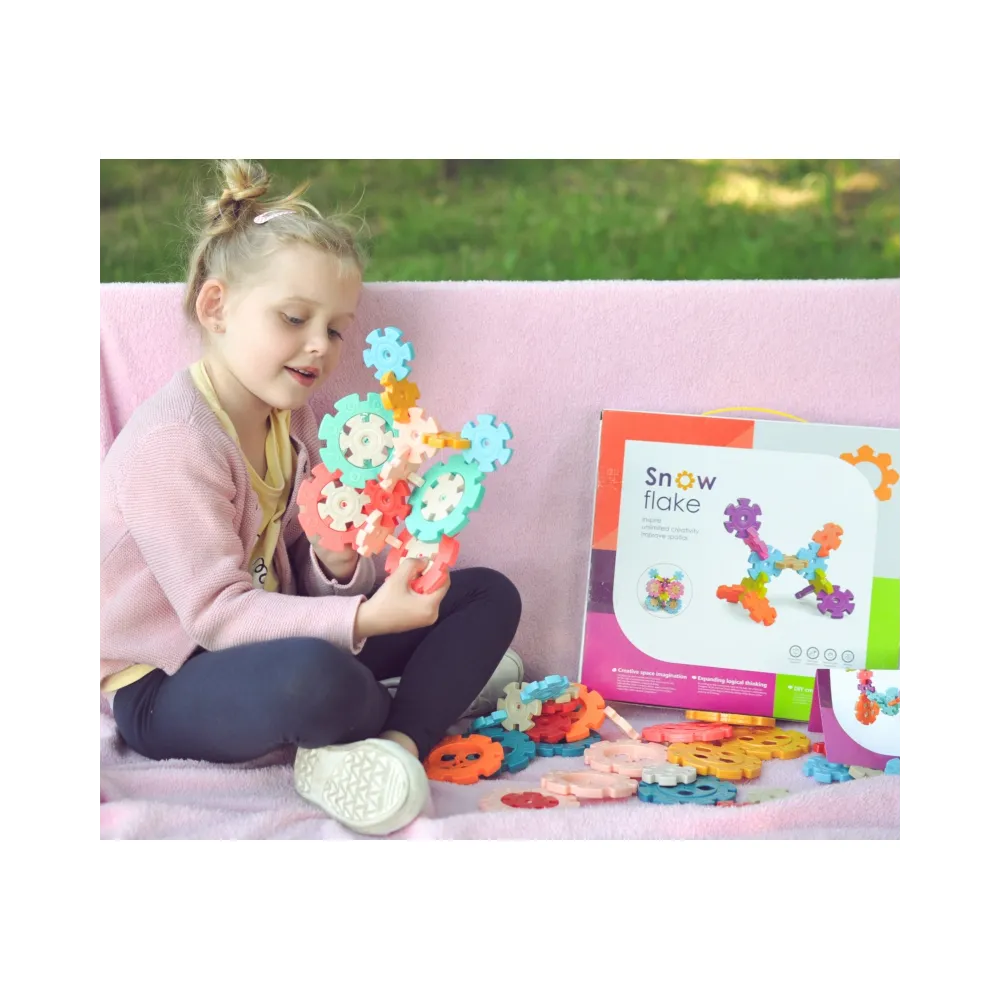 WOOPIE Klocki Konstrukcyjne Wafle Jeżyki 52 el.