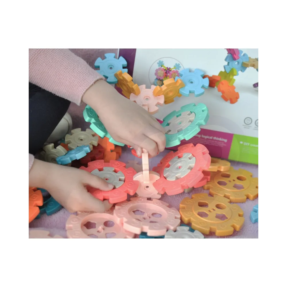 WOOPIE Klocki Konstrukcyjne Wafle Jeżyki 120 el.