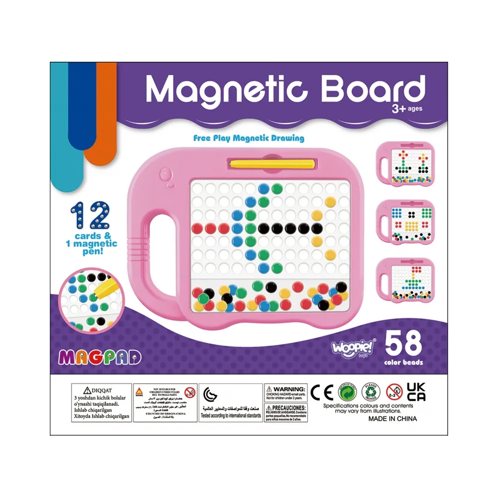 WOOPIE Tablica Magnetyczna dla Dzieci Montessori MagPad Słonik