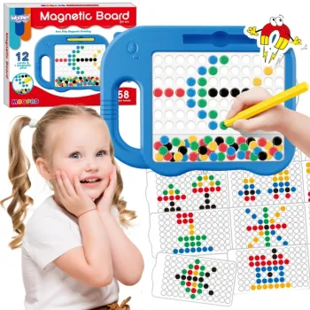 WOOPIE Tablica Magnetyczna dla Dzieci Montessori MagPad Słonik