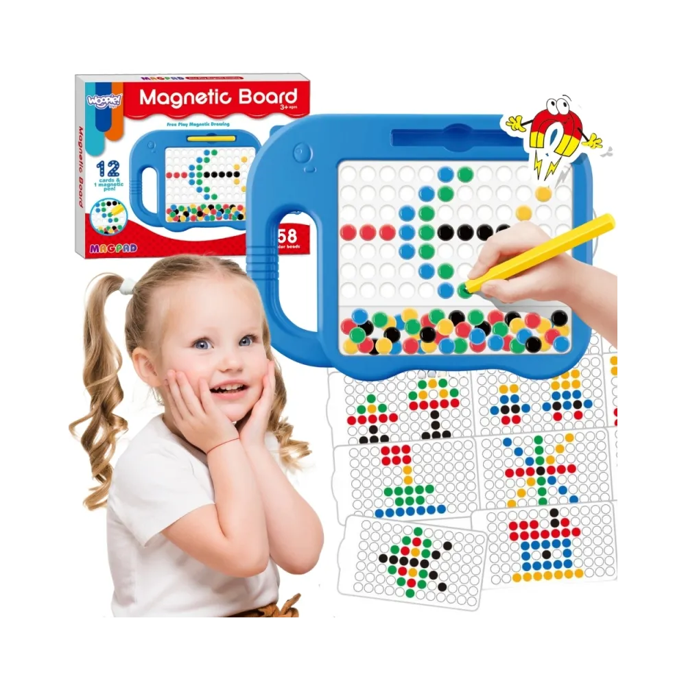 WOOPIE Tablica Magnetyczna dla Dzieci Montessori MagPad Słonik