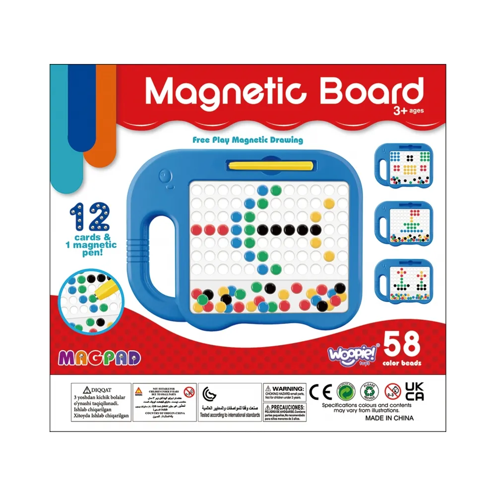 WOOPIE Tablica Magnetyczna dla Dzieci Montessori MagPad Słonik