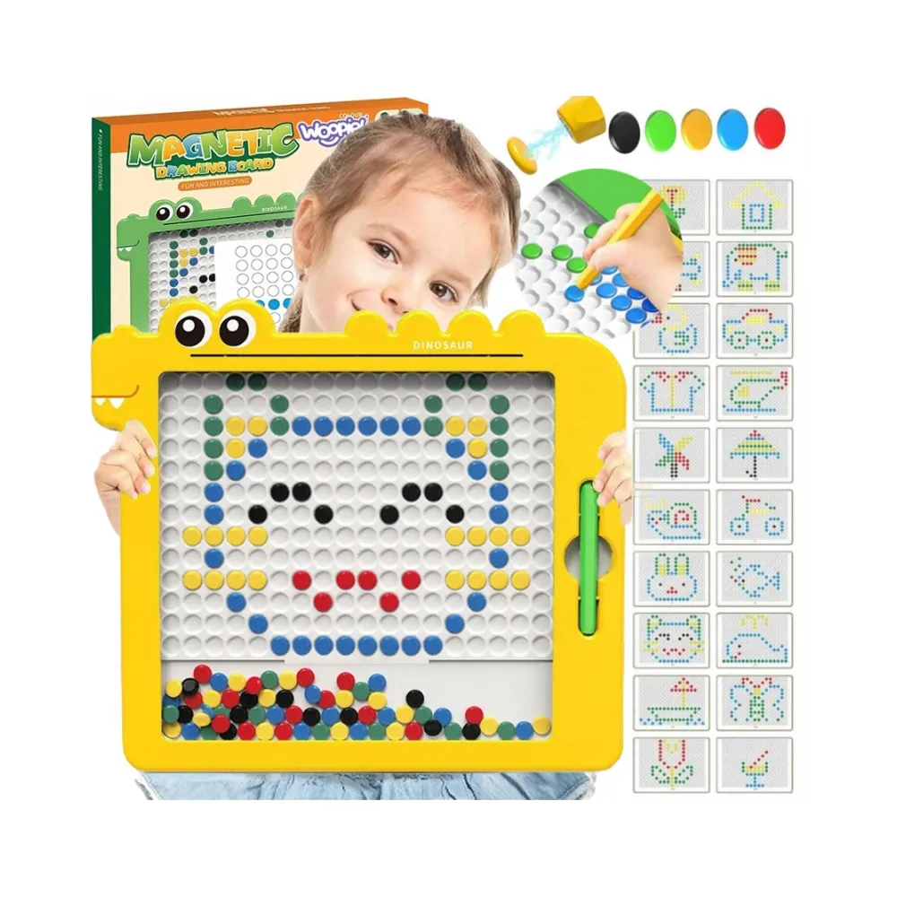 WOOPIE Tablica Magnetyczna dla Dzieci Montessori MagPad Dinozaur