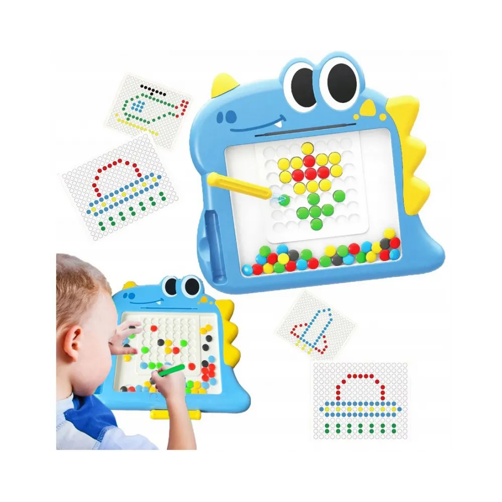 WOOPIE Tablica Magnetyczna dla Dzieci Montessori MagPad Dinozaur