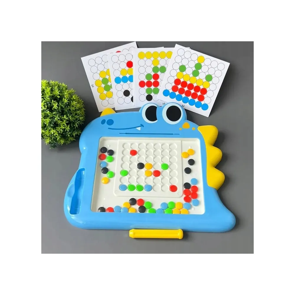 WOOPIE Tablica Magnetyczna dla Dzieci Montessori MagPad Dinozaur