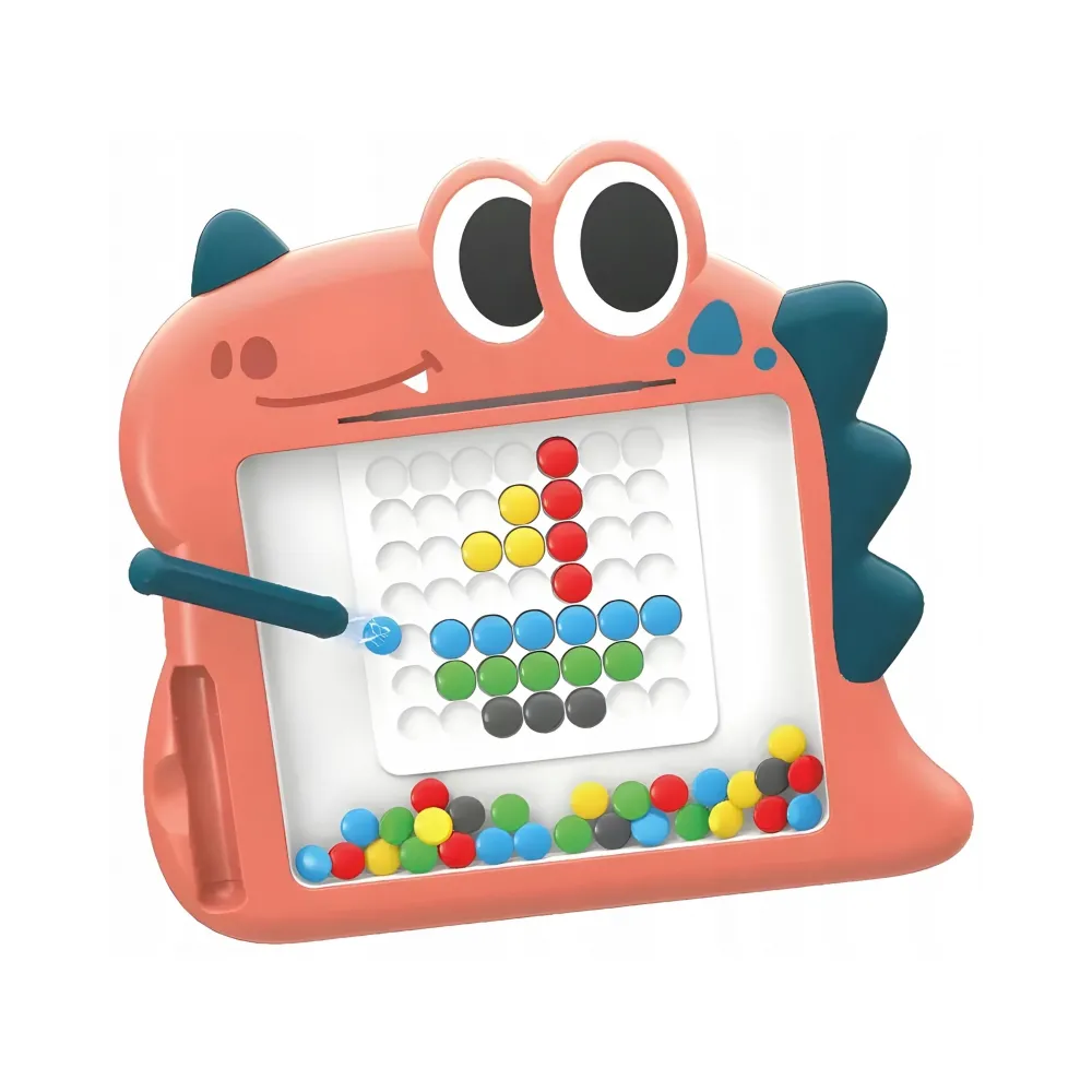 tablica magnetyczna Montessori dla dzieci z motywem dinozaura