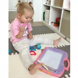 WOOPIE Znikopis Tablica Magnetyczna Kolorowa + Stempelki + Wzory