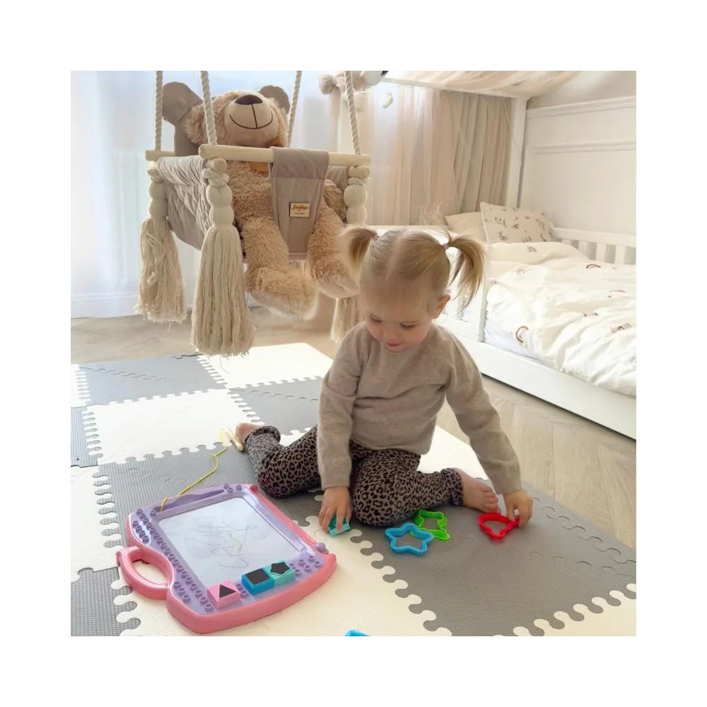 WOOPIE Znikopis Tablica Magnetyczna Kolorowa + Stempelki + Wzory