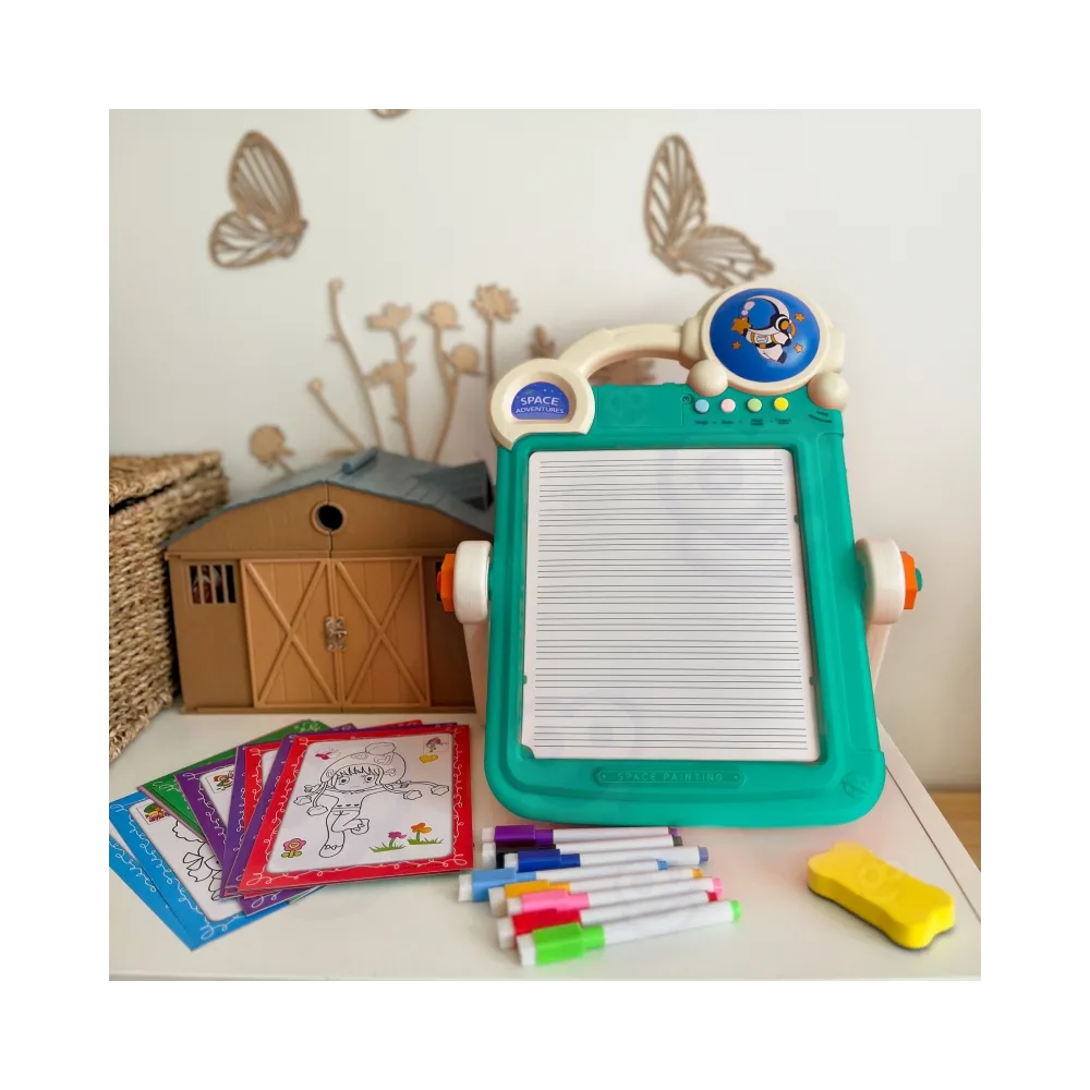 WOOPIE Dwustronna Tablica do Rysowania Gra Tetris 2w1