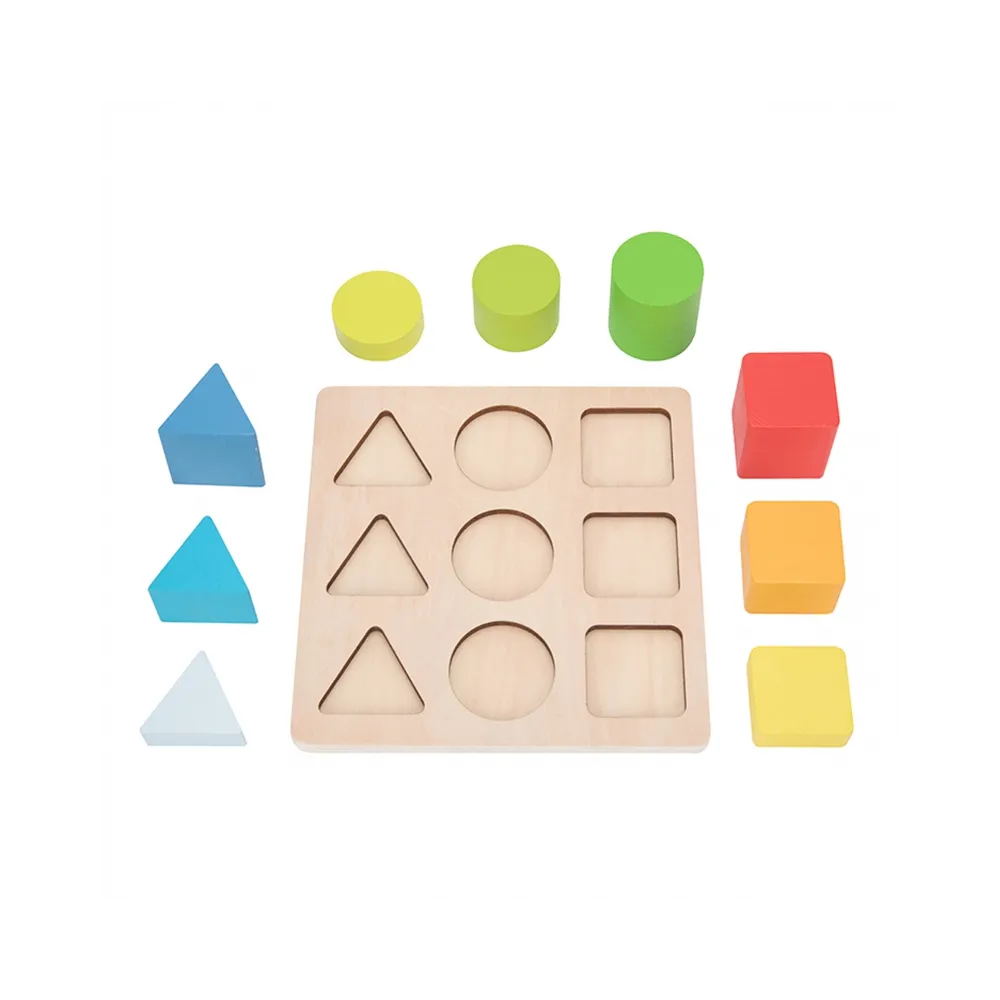 TOOKY TOY Edukacyjna Układanka Figury Geometryczne