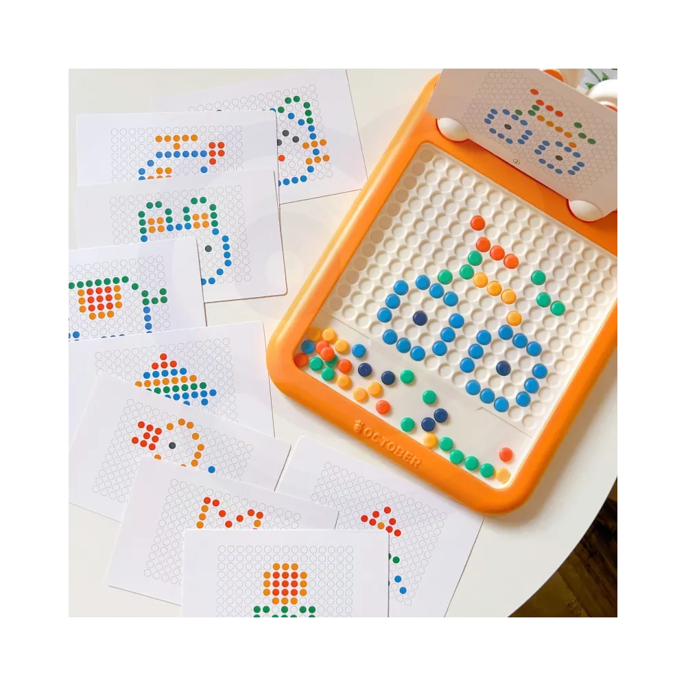 WOOPIE Tablica Magnetyczna Montessori MagPad Do Rysowania Królik Marchewka