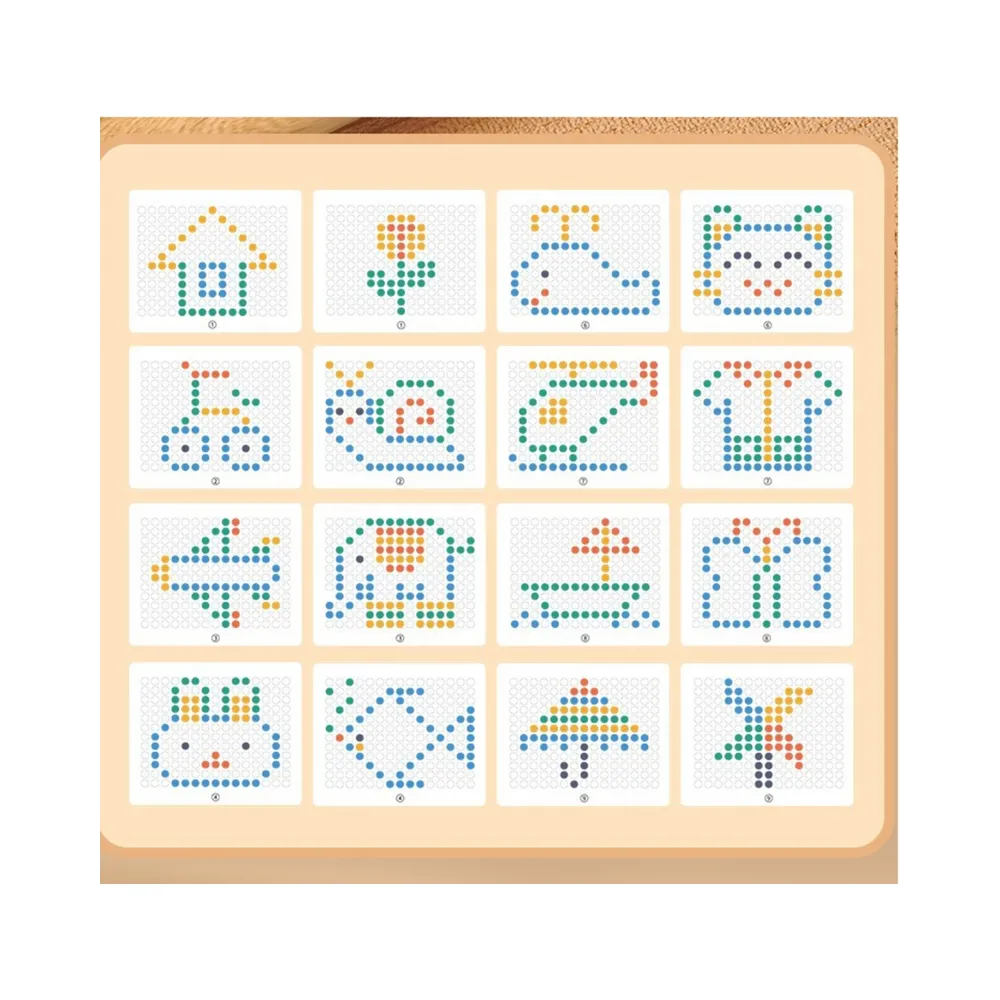 WOOPIE Tablica Magnetyczna Montessori MagPad Do Rysowania Królik Marchewka