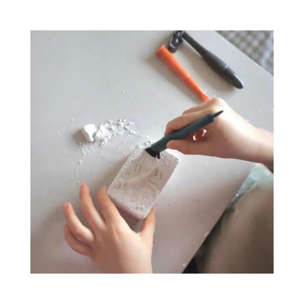 WOOPIE Zestaw Archeologiczny Wykopaliska Szkieletów Dinozaurów 6w1 Mały Archeolog