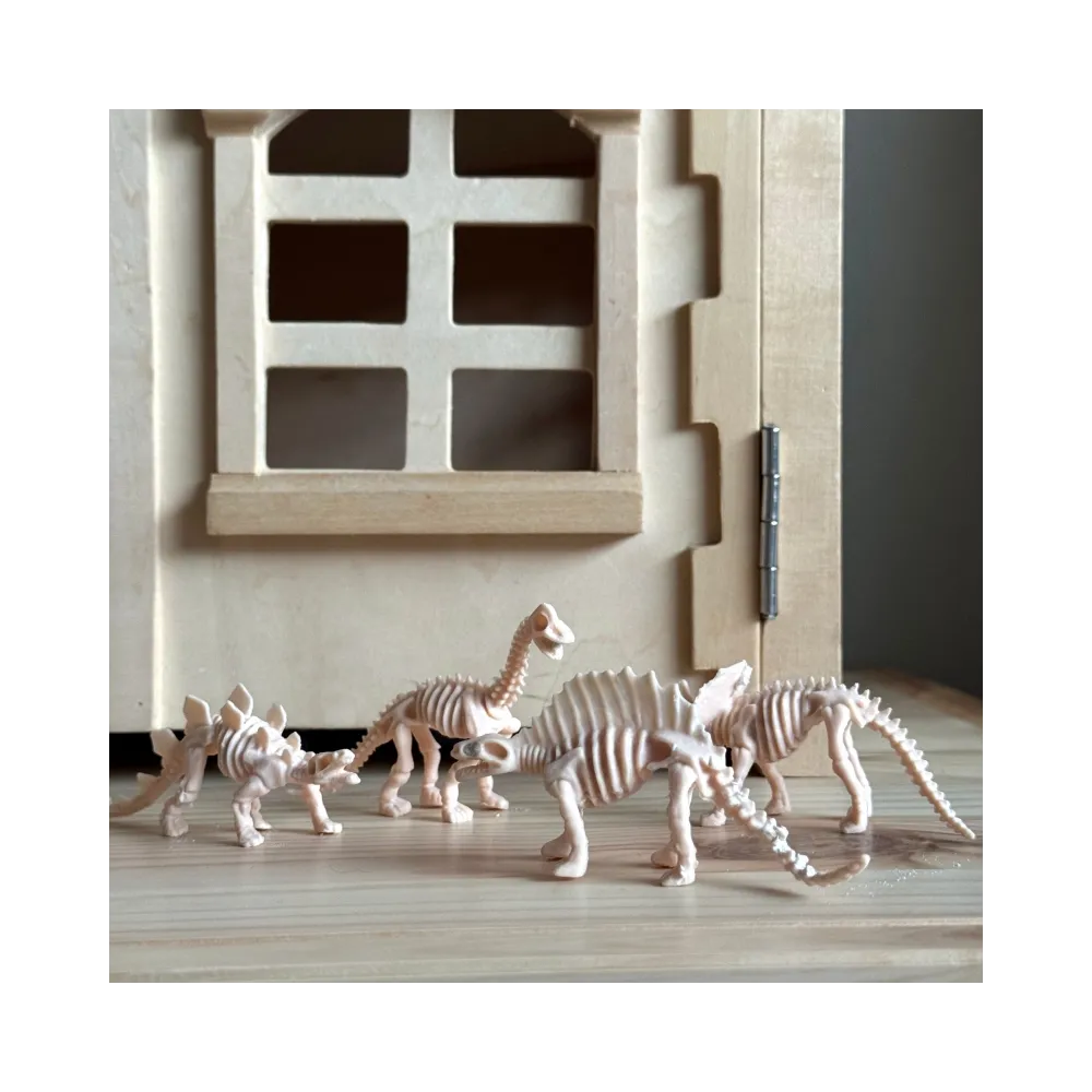 WOOPIE Zestaw Archeologiczny Wykopaliska Szkieletów Dinozaurów 6w1 Mały Archeolog