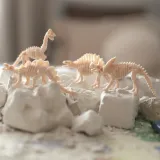 WOOPIE Zestaw Archeologiczny Wykopaliska Szkieletów Dinozaurów 6w1 Mały Archeolog