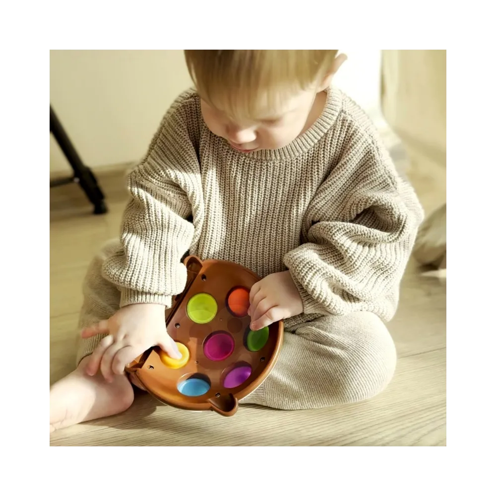 zabawka sensoryczna jeżyk pop-it z przyciskami