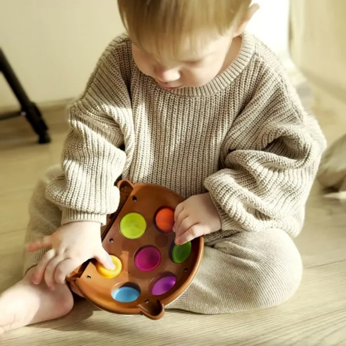 zabawka sensoryczna jeżyk pop-it z przyciskami