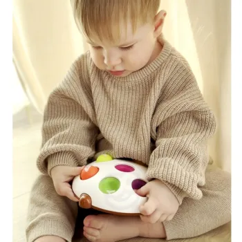 bezpieczna zabawka pop-it jeżyk dla najmłodszych