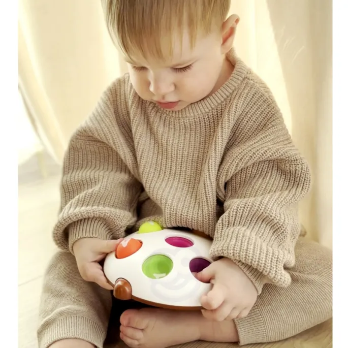 bezpieczna zabawka pop-it jeżyk dla najmłodszych