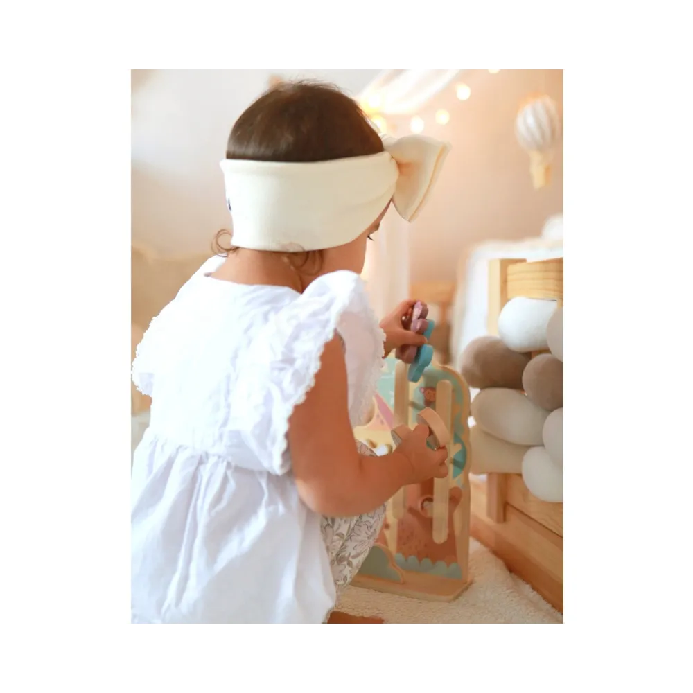 TOOKY TOY Labirynt Tablica Edukacyjna Tor 2w1 Labirynt Drewniany