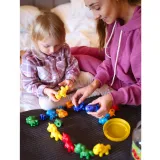 WOOPIE Figurki Montessori Zestaw Edukacyjny Jednorożce do Składania "Dopasuj Literki" 13 el.