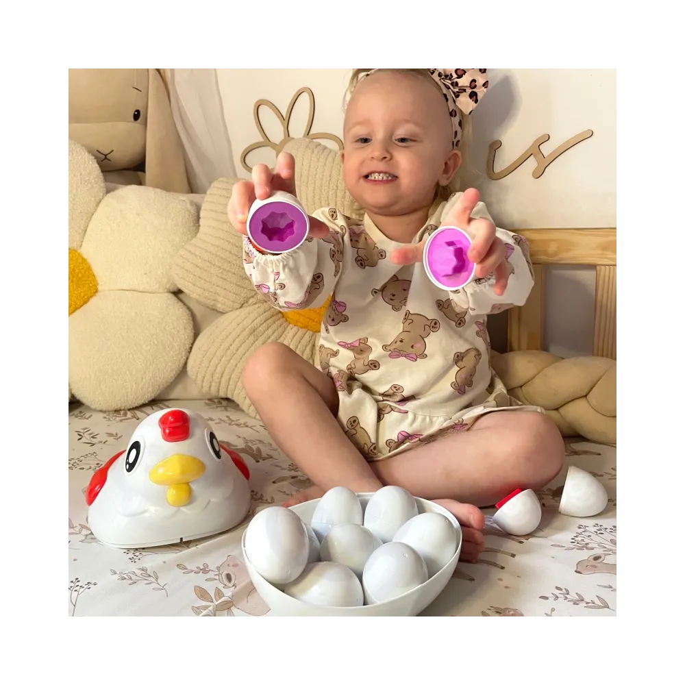 WOOPIE Edukacyjna Kurka Montessori Sorter Nauka Kształtów