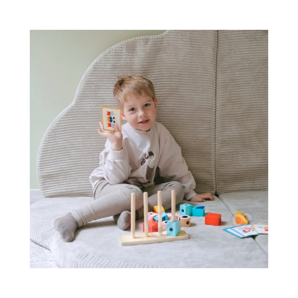 Pastelowa zabawka do rozwijania umiejętności manualnych