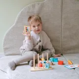 Pastelowa zabawka do rozwijania umiejętności manualnych