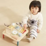 Viga Drewniany Stolik Edukacyjny Muzyczny Sensoryczny 7W1