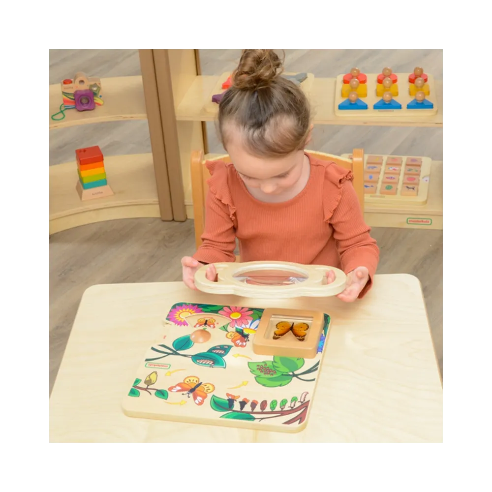 MASTERKIDZ Duża Drewniana Lupa Discovery