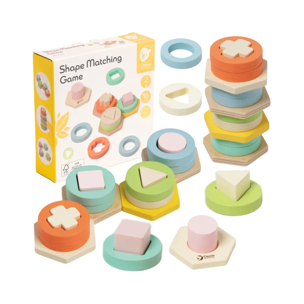 Montessori sorter kształtów i kolorów