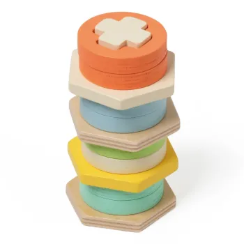 Minimalistyczny sorter kształtów