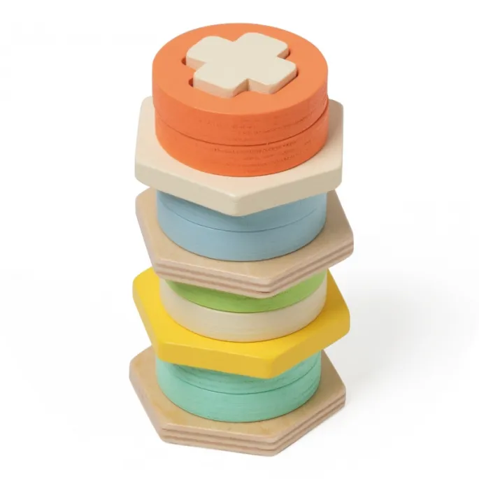 Minimalistyczny sorter kształtów