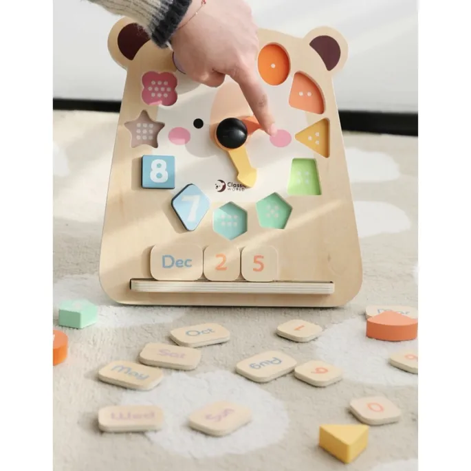 Kolorowy zegar do liczenia dla maluchów