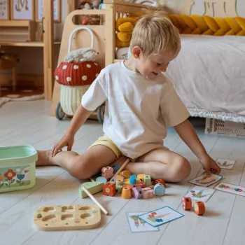 TOOKY TOY Box Edukacyjny 5 w1 Magiczny Ogród Montessori